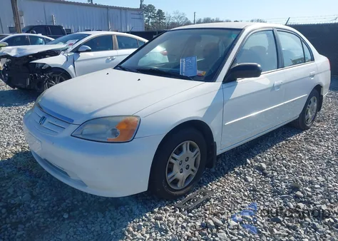 2002 Honda Civic Lx from USA, damaged, VIN 2HGES165X2H521509